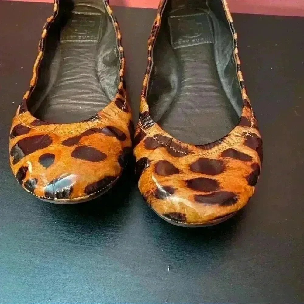 Tory Burch Leopard Print Flats